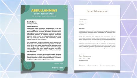 Membuat surat