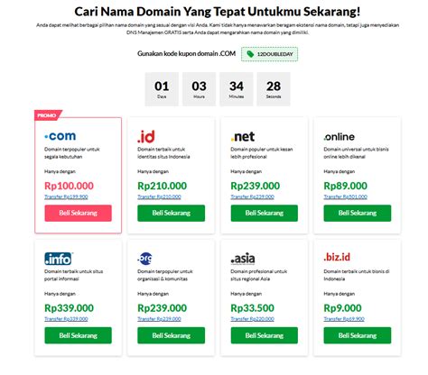 Memilih Nama Domain