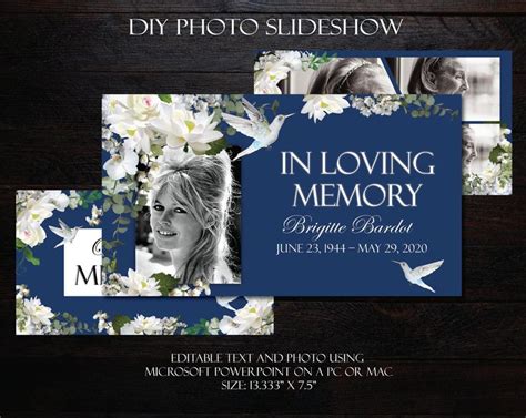 Memorial Service Slideshow Template