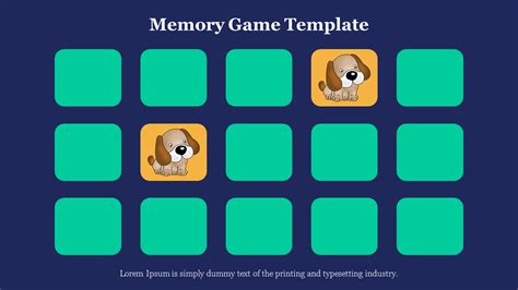 Memory Game Template For Powerpoint