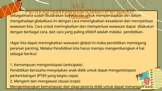Memperluas Wawasan dan Perspektif