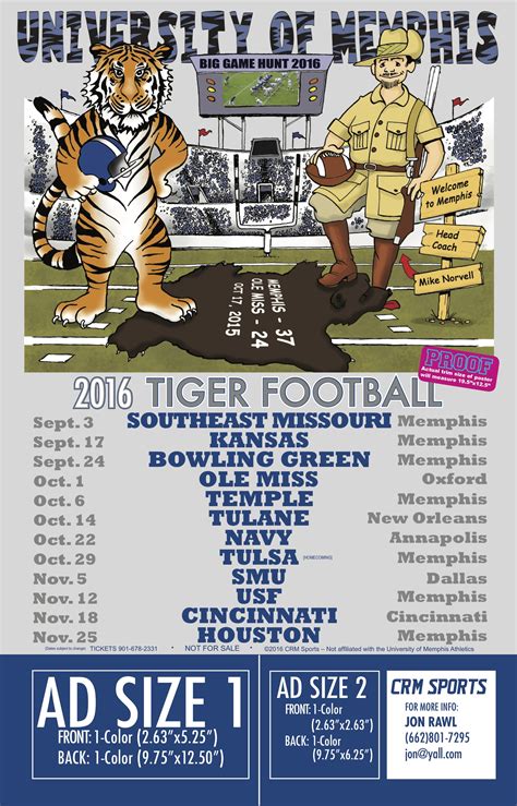 Memphis Tigers Depth Chart