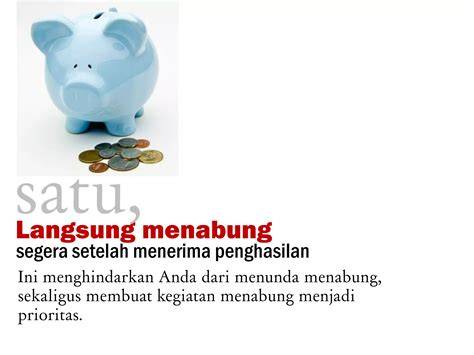 Menabung Secara Rutin