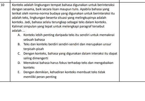 Mengabaikan Konteks