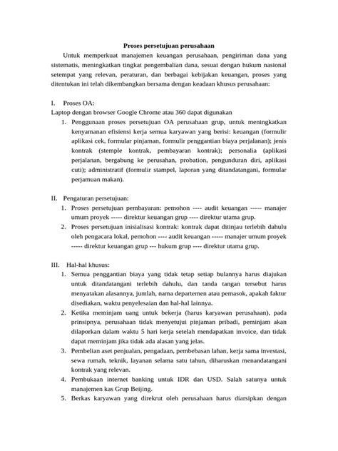 Mengabaikan Proses Persetujuan