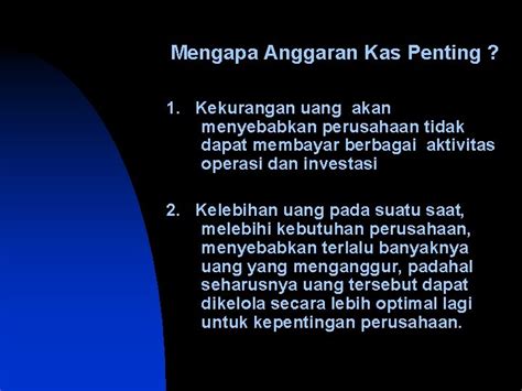 Mengapa Anggaran Itu Penting