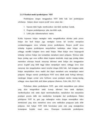 Mengapa NHT Penting