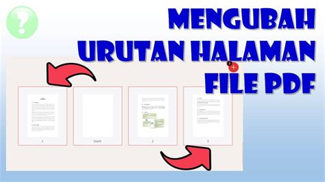 Mengatur Ulang Halaman PDF