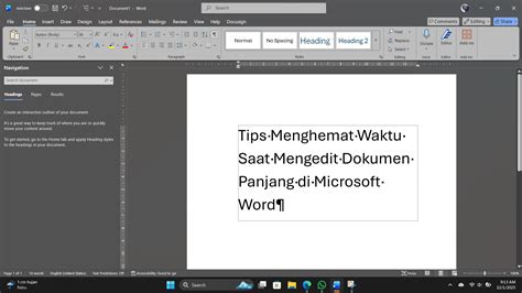 Mengedit Dokumen Word