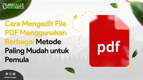 Mengedit File PDF