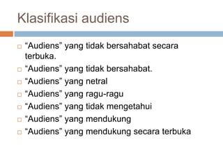Mengetahui Audiens