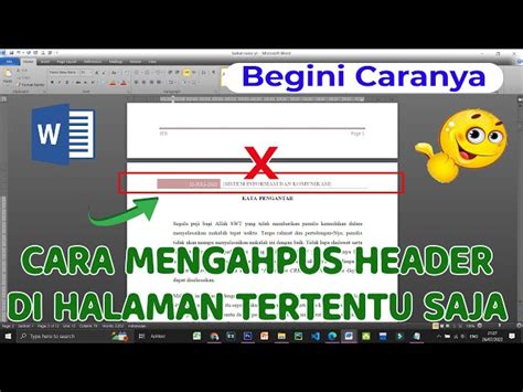 Menghapus Header
