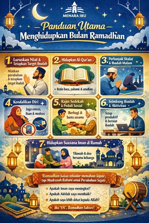 Menghidupkan Bulan Ramadhan