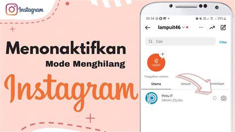 Menghilang di Instagram