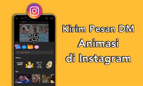 Mengirim Pesan DM Instagram