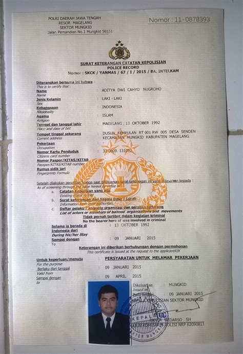 Mengurus SKCK