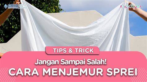 Menjemur Sprei