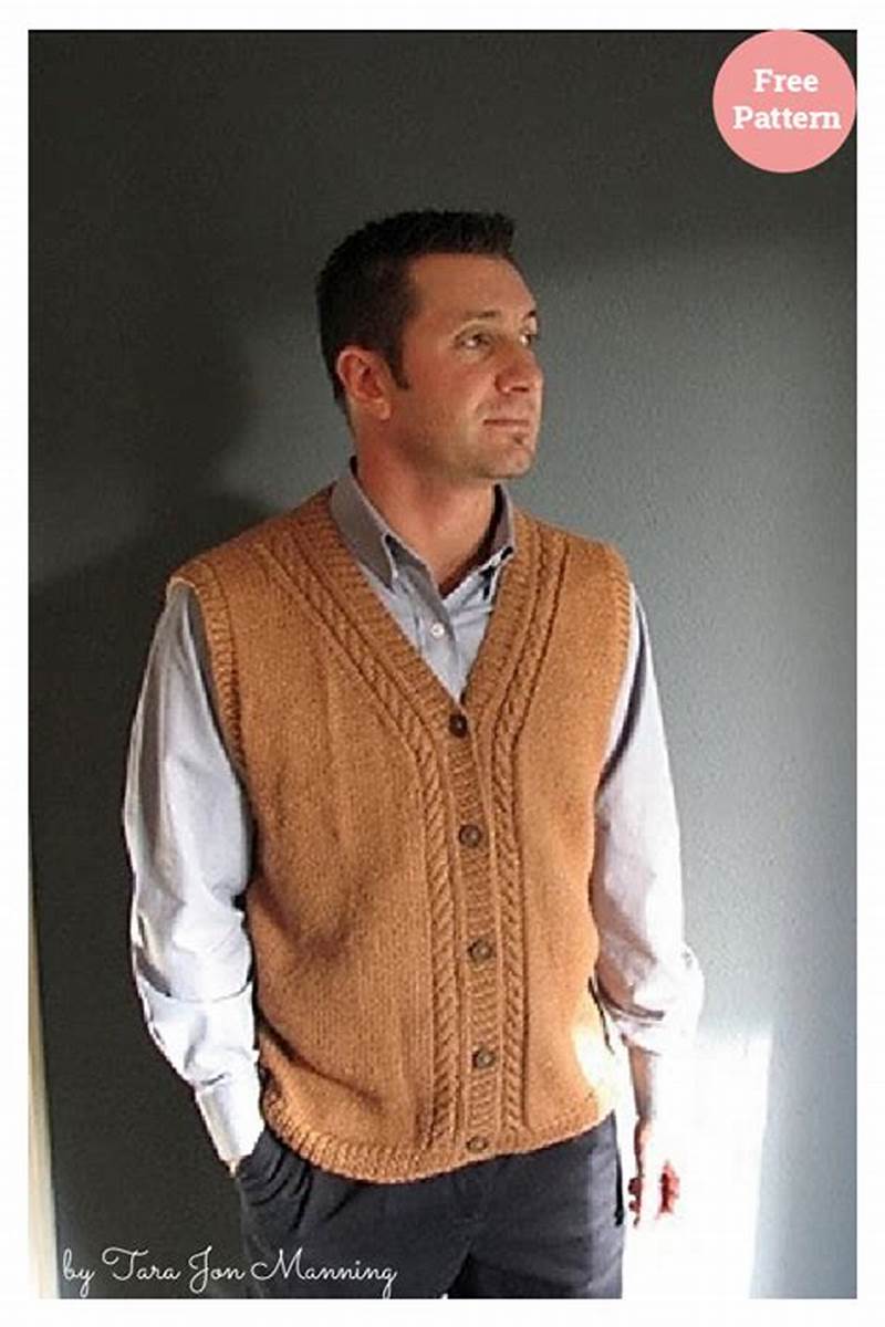 Mens Vest Pattern Knitting