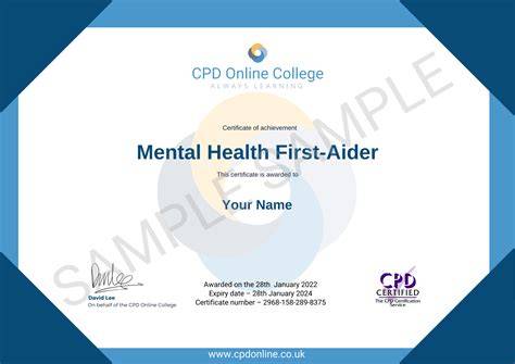 Mental Health Certificate