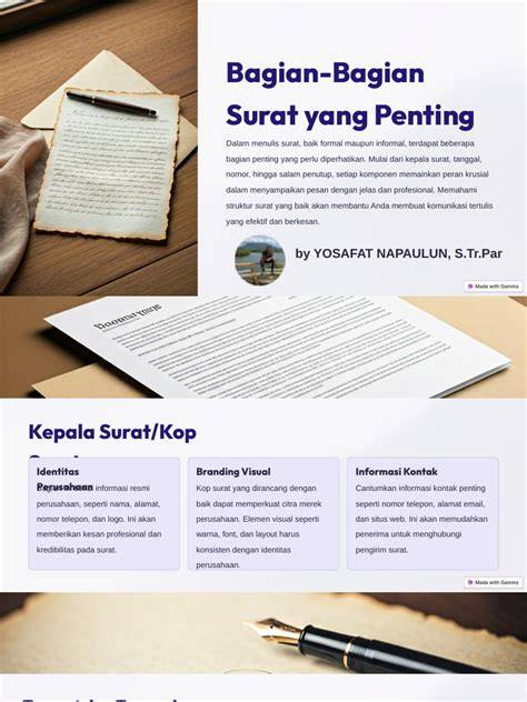 Menulis Surat Penting
