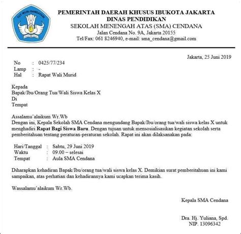 Menulis Surat Undangan