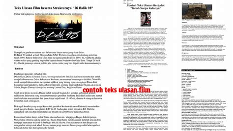 Menulis Ulasan Film