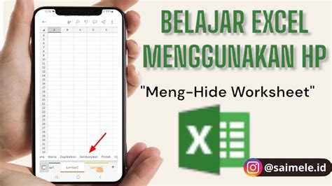 Menyembunyikan Worksheet