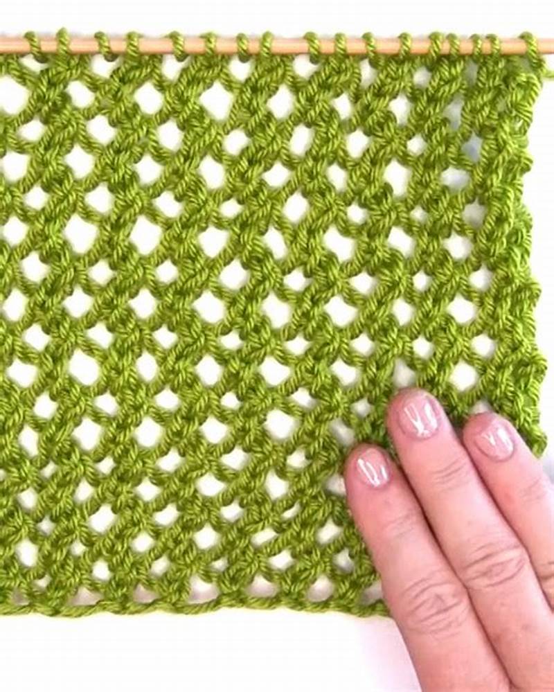 Mesh Knit Pattern