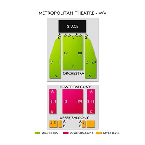 Metropolitan Seating Chart