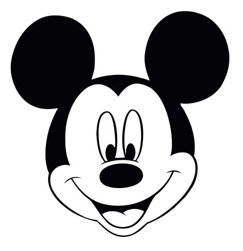 Mickey Mouse Printable Head