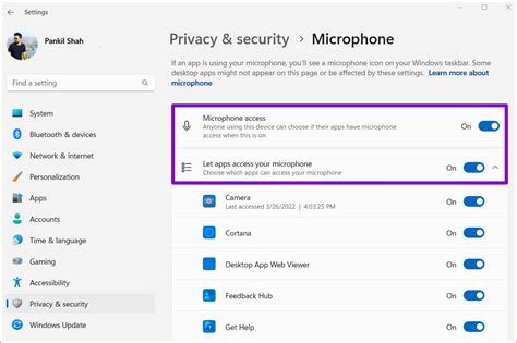 Microphone Permissions