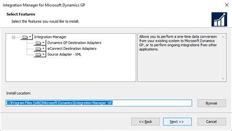 Microsoft Dynamics GP Integration Manager Connection