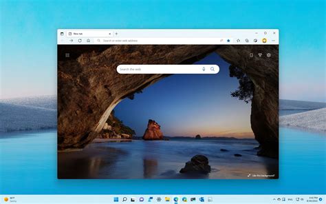 Microsoft Edge new tab