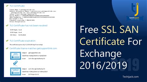 Microsoft Exchange Server Certificate
