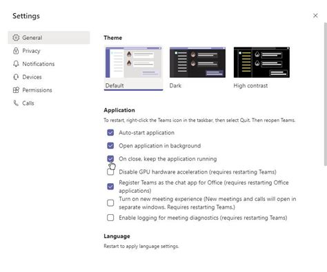 Microsoft Teams Privacy Settings