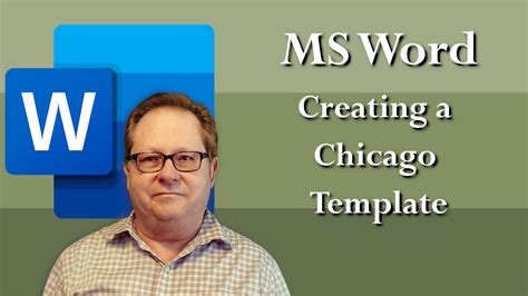 Microsoft Word Chicago Style Template