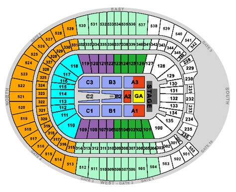Mile High Stadium Seating Chart Concert