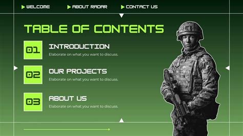 Military Ppt Template