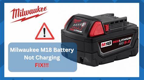 Milwaukee Battery not charging