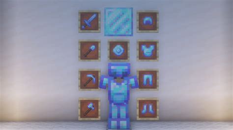 Minecraft Texture Pack Diamonds Layers Template 1.8.8