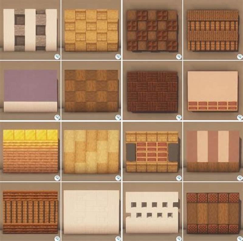 Minecraft Wall Pattern