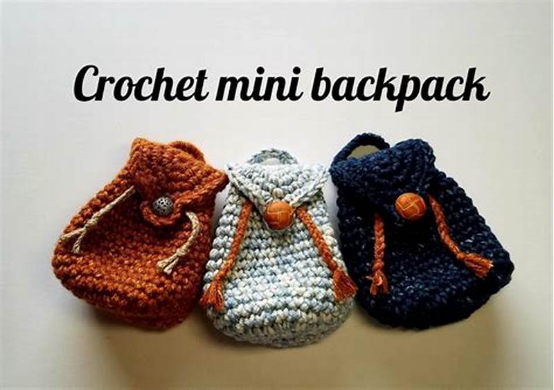 Mini Backpack Crochet Pattern