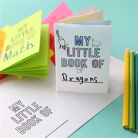 Mini Book Template Free