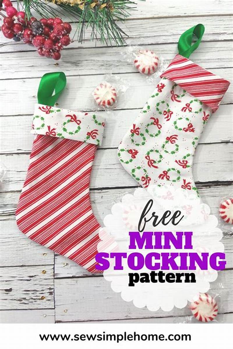 Mini Christmas Stocking Pattern Free