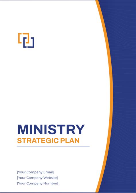 Ministry Plan Template