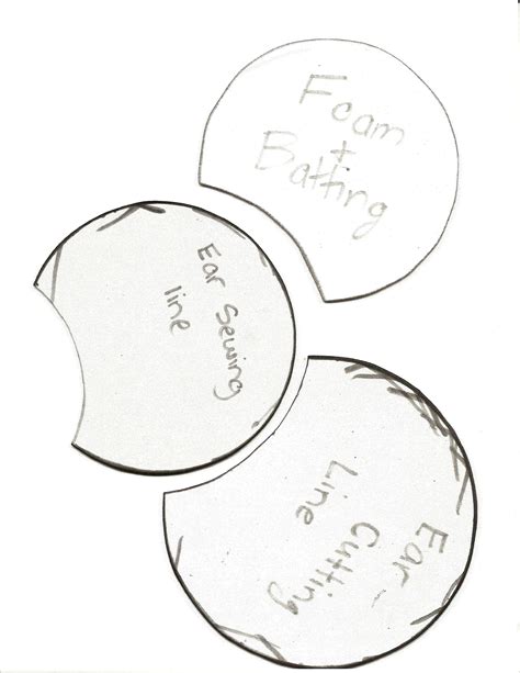 Minnie Ears Template