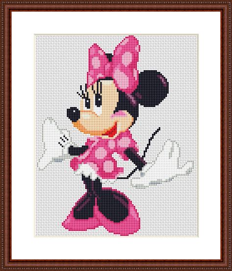 Minnie Mouse Cross Stitch Chart