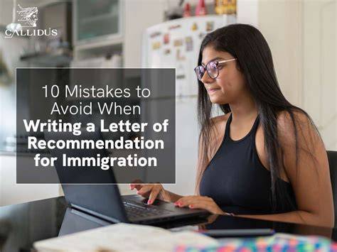 Mistakes in recommendation letter