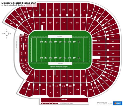 Mn Gopher Football Stadium Seating Chart