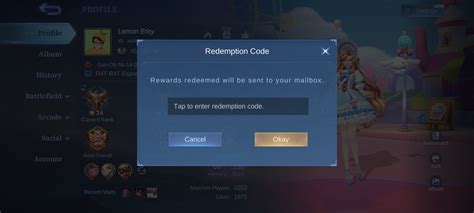 Halaman Penukaran Kode Redeem MLBB